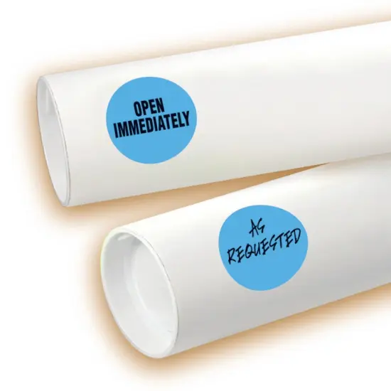 Avery Printable Color-Coding Labels, Removable Adhesive, 1-1/4" Round, Light Blue, 400 Labels (5496) {2}