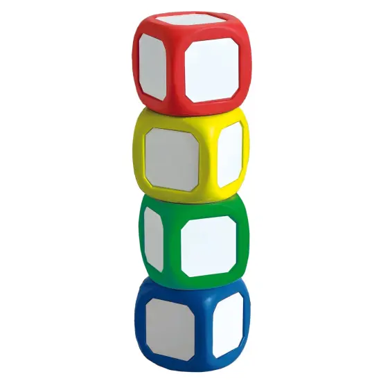 Write-On Wipe-Off Dice - Small - Set of 4 {1}