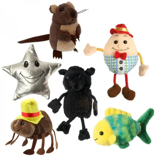 Finger Puppets: Nursery Rhymes, Set of 6 {1}