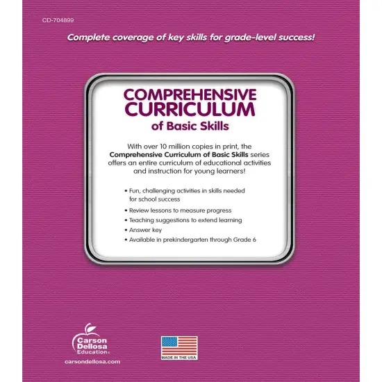 Carson Dellosa Comprehensive Curriculum of Basic Skills 6th Grade Workbooks All Subjects, Reading Comprehension, Language Arts, Grammar, Math, and Writing Practice, Classroom or Homeschool Curriculum {2}