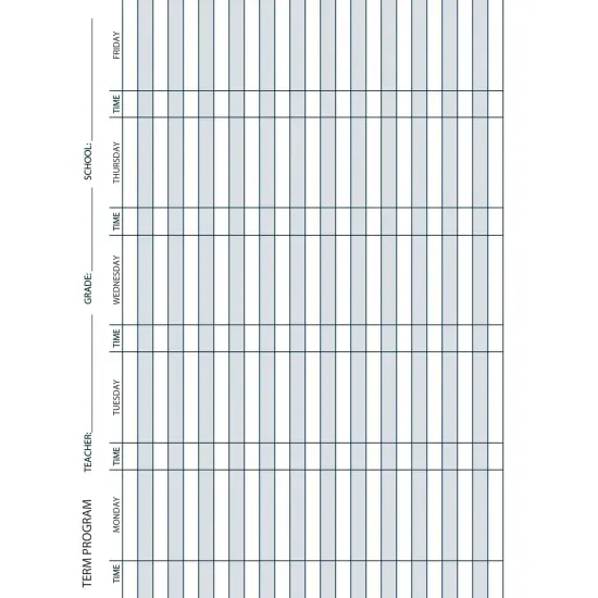 Teachers Planner, Blue, 8-1/2" x 11", Pack of 2 {6}