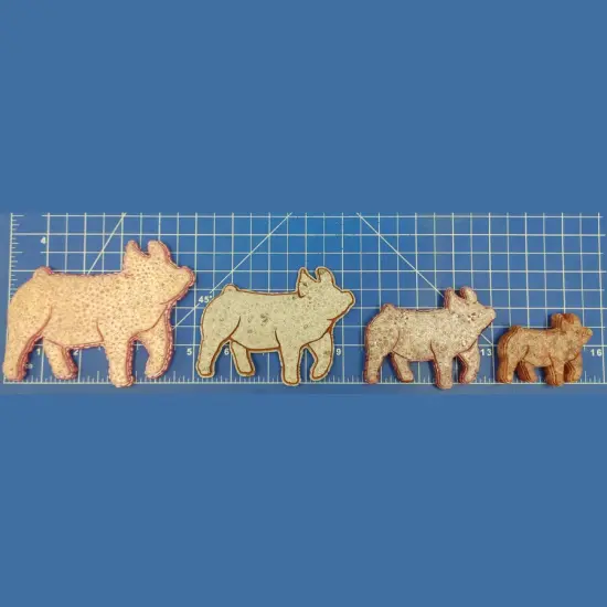 Show Pig - Driving Gilt - Silicone Freshie Mold - Medium {5}