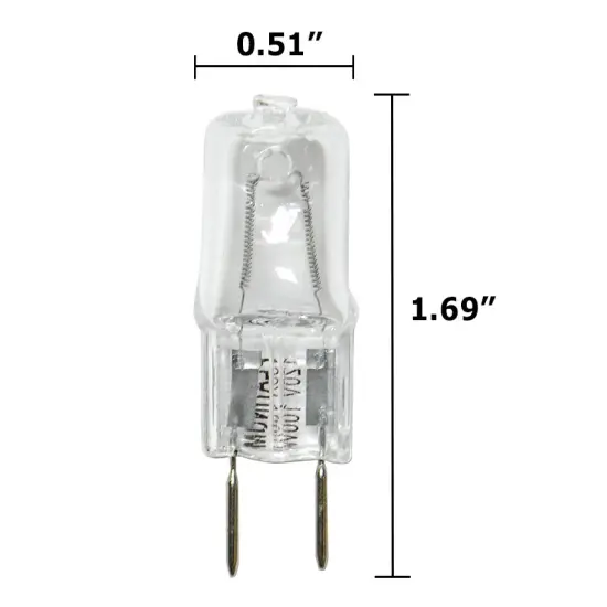 Platinum 100W 120V GY8 Bi-Pin Base Clear Halogen Bulb {2}