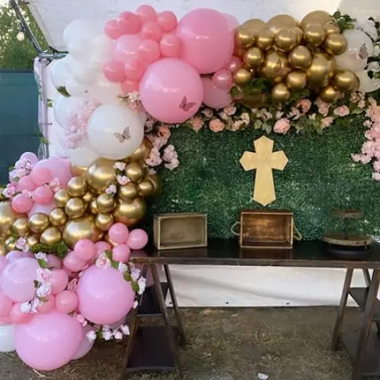 50 Pack 12 Inches Party Balloons Helium Balloons for Girl Baby Shower Birthday Bridal Shower Wedding Party Decorations Supplies {3}