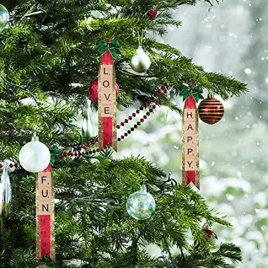 200PCS Scrabble Letters for Crafts - Wood Scrabble Tiles for DIY Gift Decorations, Alphabet Coasters, and Scrabble Crossword Games {5}