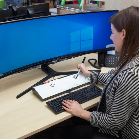 Keyboard Write and Store, Desk Organizer Botanical {6}