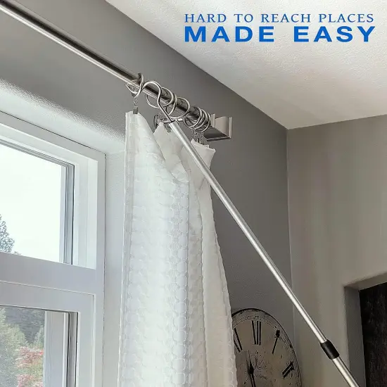 Shepherds Aluminium Pole with a 2.75-Inch Hook and Handle, Lightweight, Extendable from 36 to 62-Inch {6}