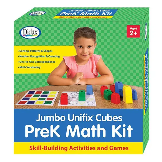 Jumbo Unifix&reg; Cubes PreK Math Kit {1}