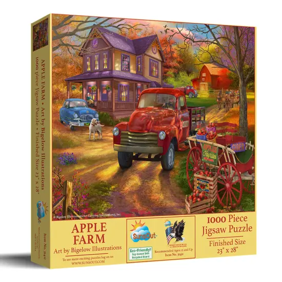 Sunsout Apple Farm 1000 pc Jigsaw Puzzle 31411 {3}