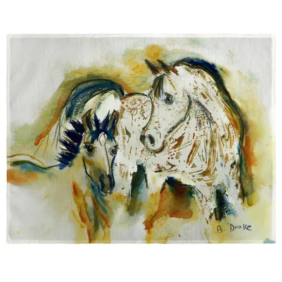 Betsy Drake Mare & Colt Place Mat Set of 4 {1}