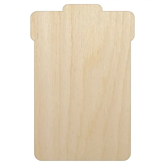 Garbage Trash Can Solid Unfinished Wood Shape Piece Cutout for DIY Craft Projects {7}