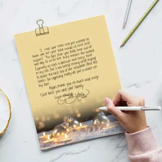 Great Papers! Holiday Glow Letterhead, Invitations and Announcements, Printer Friendly, 8.5" x 11", 50 Pack {4}