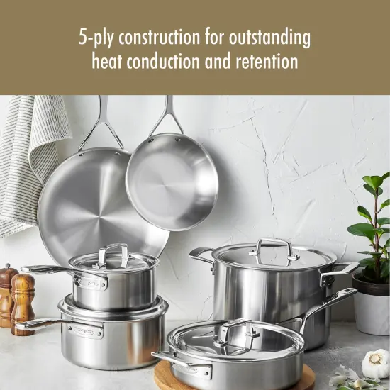 DEMEYERE Essential 5-ply Stainless steel Cookware Set {4}