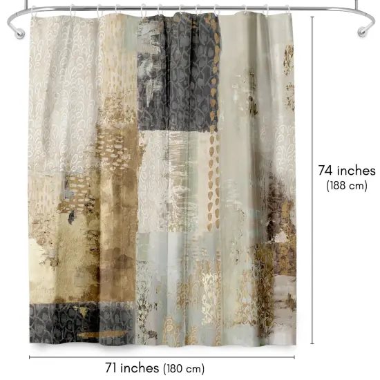 Americanflat 71" x 74" Shower Curtain, Bare I by PI Creative Art {2}