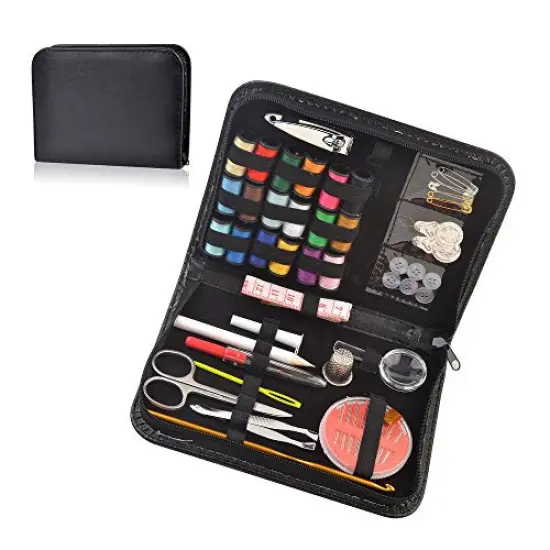 eZthings Professional Sewing Tool Supplies Variety Sets and Kits for Arts and Crafts Black {2}