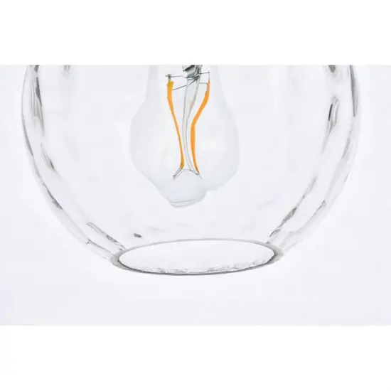 Cashel 8 inch chrome pendant {4}