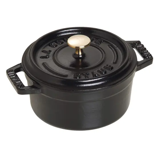 STAUB Cast Iron 0.25-qt Mini Round Cocotte {2}