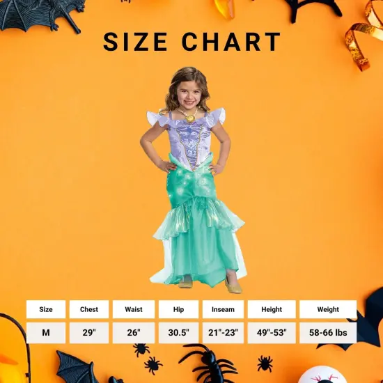Disney The Little Mermaid Ariel Light & Sound Prestige Child Costume {6}