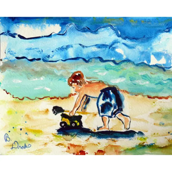 Betsy Drake Boy & Toy Place Mat Set of 4 {1}