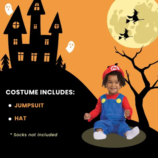 Super Mario Bros. Mario Posh Infant Costume {6}