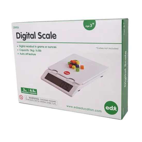 Digital Scale - Weigh in Pounds, Ounces, Grams, Kilograms - Max Weight of 6.5 lbs {2}