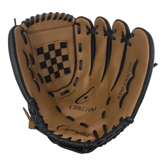 Leather & Vinyl 12" Baseball/Softball Glove {2}