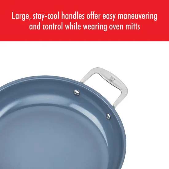 ZWILLING Spirit 3-ply 4-qt Stainless Steel Ceramic Nonstick Braiser {6}