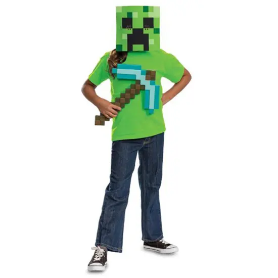 Minecraft Pickaxe and Mask Child Accessory Set {5}