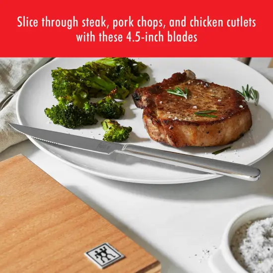 ZWILLING Steak Knife Set of 8, German Knife Set, Stainless Steel {3}