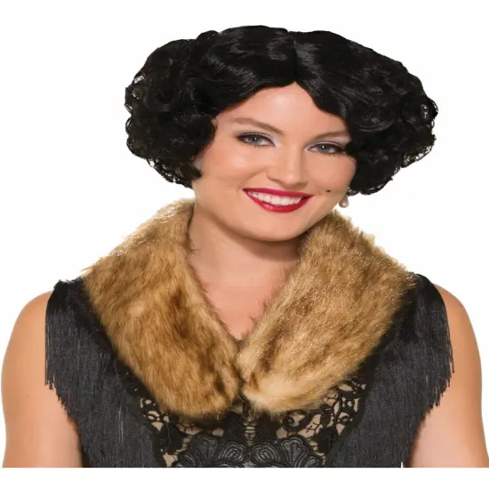 Adult's Womens Roaring 20s Fancy Faux Mink Wrap Costume Accessory {1}