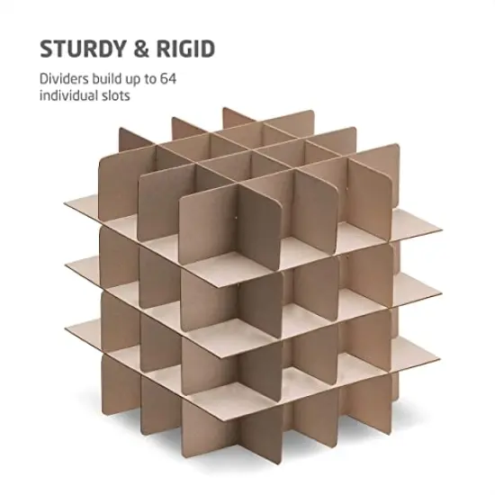 Christmas Ornament Storage Box with Dual Zipper Closure - Box Contributes Slots for 64 Holiday Ornaments 3-Inch, Xmas Decorations Accessories, Made of Nonwoven Tear-Proof Material, Red {6}