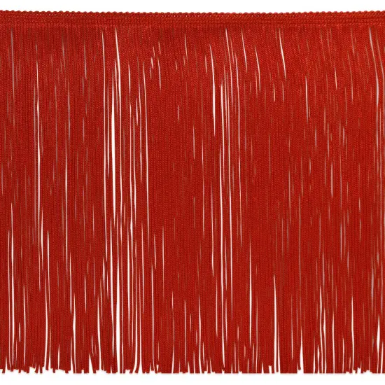 10 yards of 9" Chainette Fringe Trim | 10 yard cut Red {1}