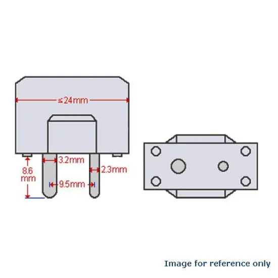 USHIO FDS/DZE JC24V-150W GY9.5 Halogen Base Projection Lamp {3}