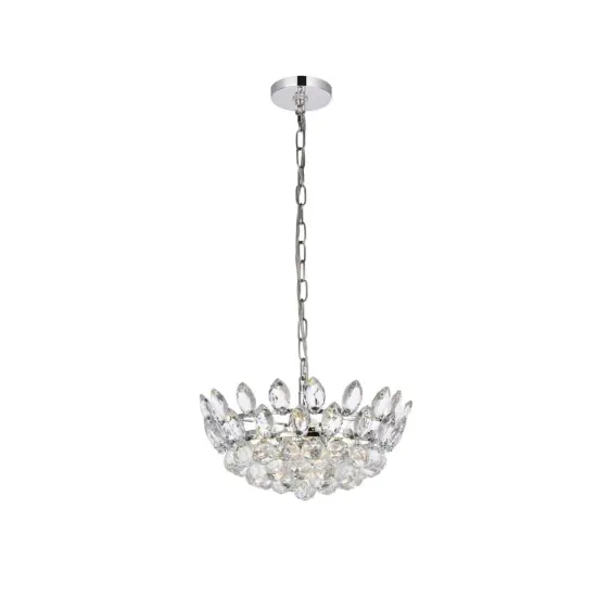 Emilia 16 inch pendant in chrome {1}