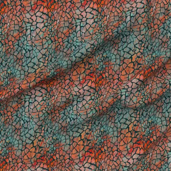 Various Fabrics by the Yard or Fat Quarter Animal Print Crocodile Alligator Whimsical Green Teal Red Orange Swamp Chic Custom Printed Fabric by Spoonflower {6}
