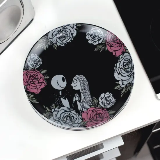 OFFICIAL Nightmare Before Christmas 10" Plate | Feat. Jack & Sally | Set of 4 {7}