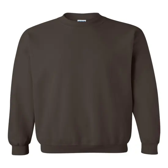 Gildan&reg; Heavy Blend Long Sleeve Crewneck Sweatshirt Dark chocolate {1}