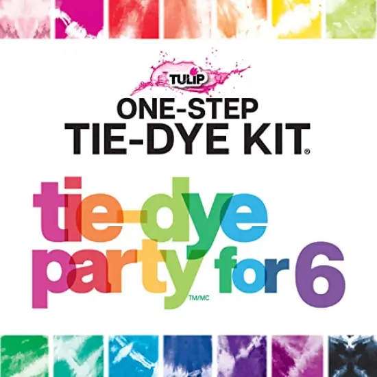 Tie-Dye Kit Party Supplies, 18 Bottles Tie Dye, Rainbow, 1 Count (Pack of 1) {2}