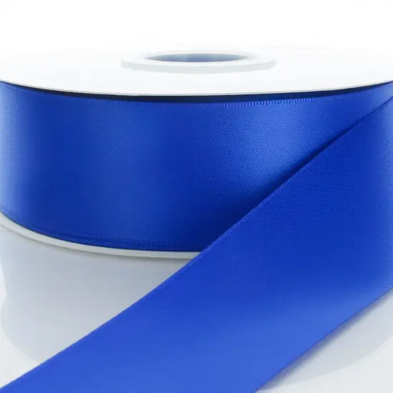 3/8" Double Faced Satin Ribbon Royal Blue {1}
