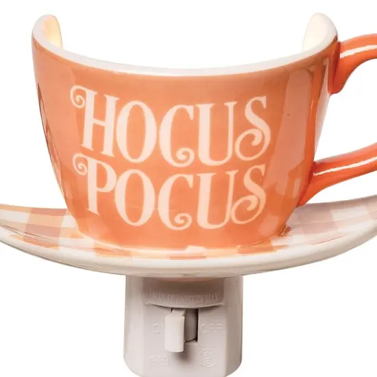Hocus Pocus Halloween Decorative Night Light Teacup Figurine Decoration {3}