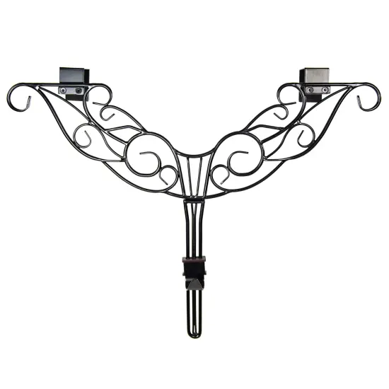 Adjustable Wreath Hanger for Door - Antler Black {2}