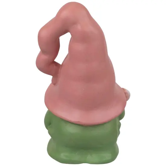 Northlight Spring Flowers Gnome Figurine - 7" - Pink and Green {6}