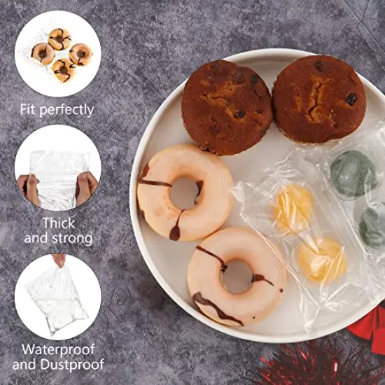 200 Pieces 5''x 7'' Clear Resealable Cello/Cellophane Good for Bakery,Adhesive Treat, Candle, Soap, Cookie Poly Bags {6}