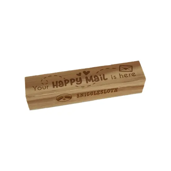 Your Happy Mail is Here Envelope with Heart Rectangle Rubber Stamp for Stamping Crafting {7}