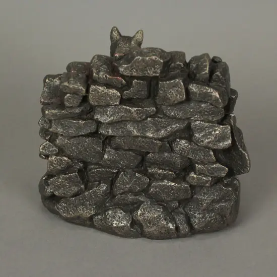 Little Wicked Conjuring Corner Bronze Finish Cat Witch Statue 5 Inches High {4}