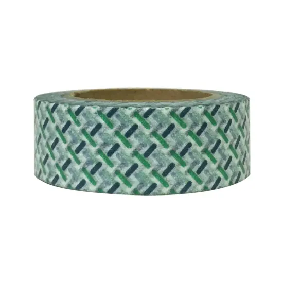 Wrapables&reg; Colorful Washi Masking Tape Tic Tacs Green {1}