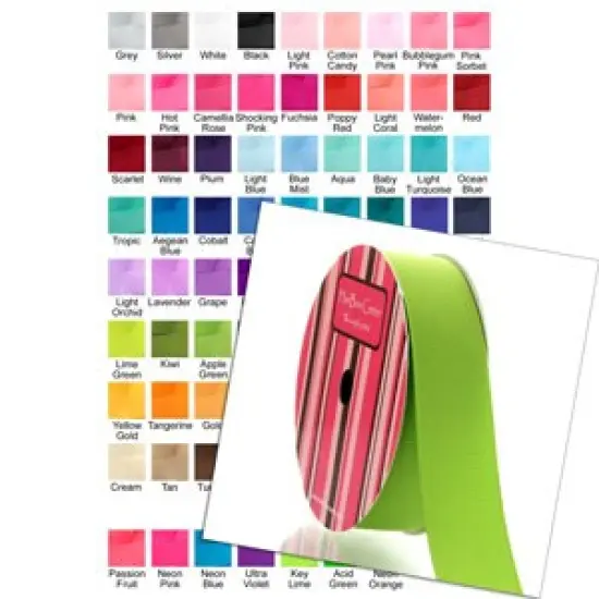 7/8" Grosgrain Ribbon Solid 285 Plum 50yd {3}