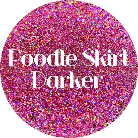 Polyester Glitter - Poodle Skirt Darker by Glitter Heart Co.&trade; {1}