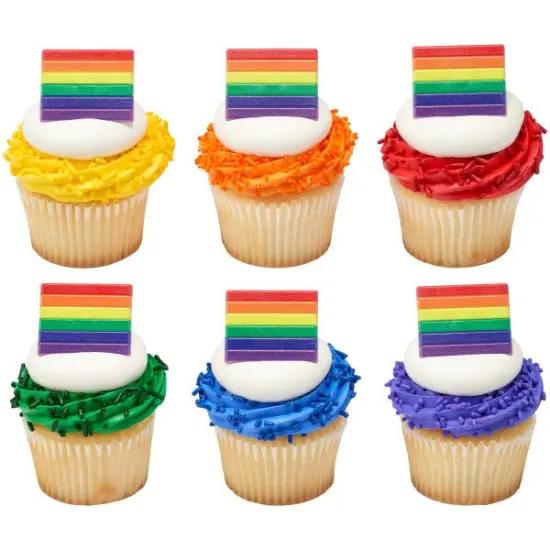 Pride Cupcake Rings, 12ct {3}
