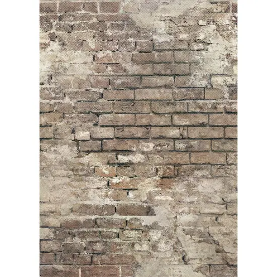 Brick and Plaster Better Than Paper Bulletin Board Roll, 4' x 12', Pack of 4 {3}